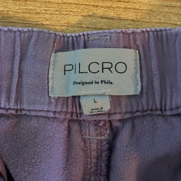 Anthropologie Pilcro Linen Cargo Pants Large - Picture 6 of 15